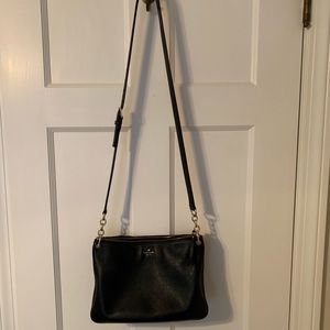 Kate spade black leather purse